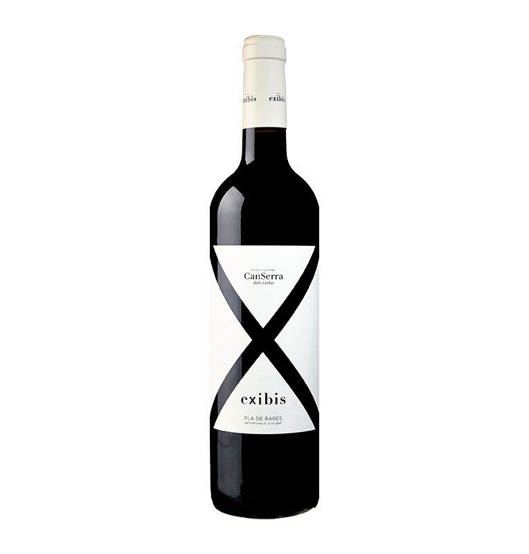 Bouteille de vin rouge Exibis 2017, appellation Pla de Bages de Can Serra dels Exibis