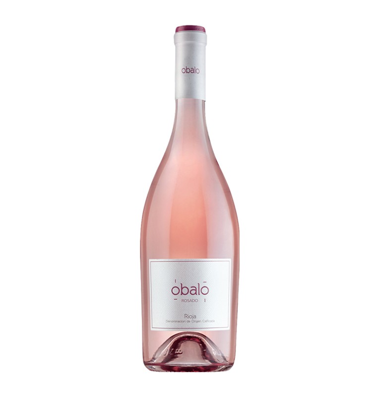 Bouteille de vin rosé espagnol Obalo Rosado de Bodegas Obalo, AOC Rioja