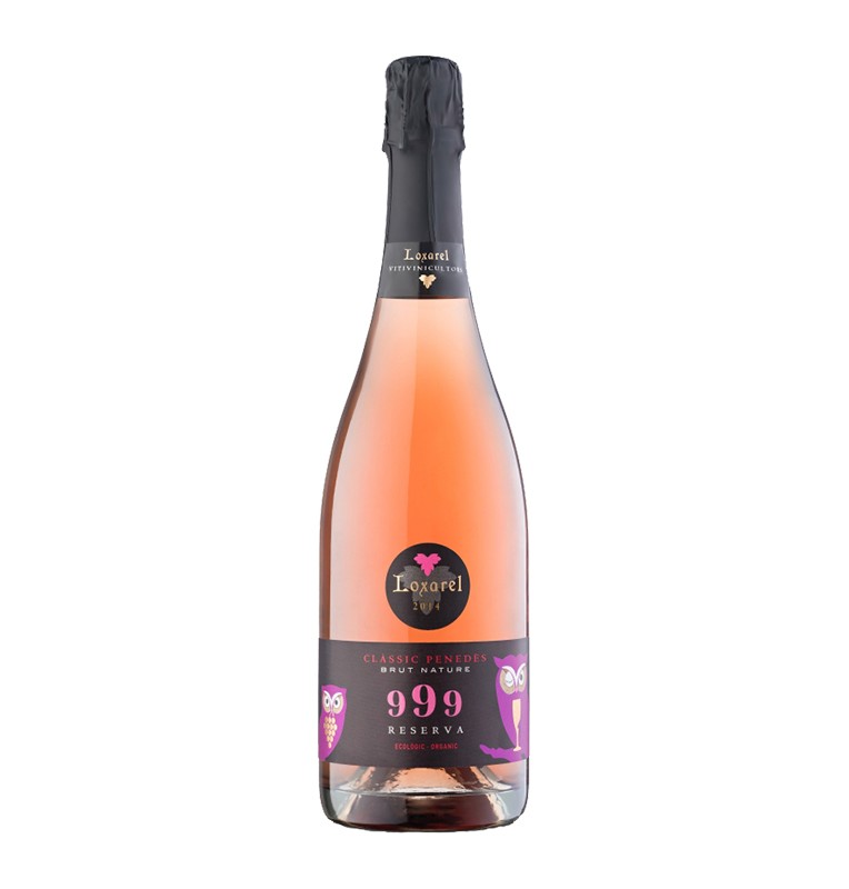 Bouteille de Cava rosé vin pétillant espagnol 999 de Loxarel viticultors - AOC Penedes